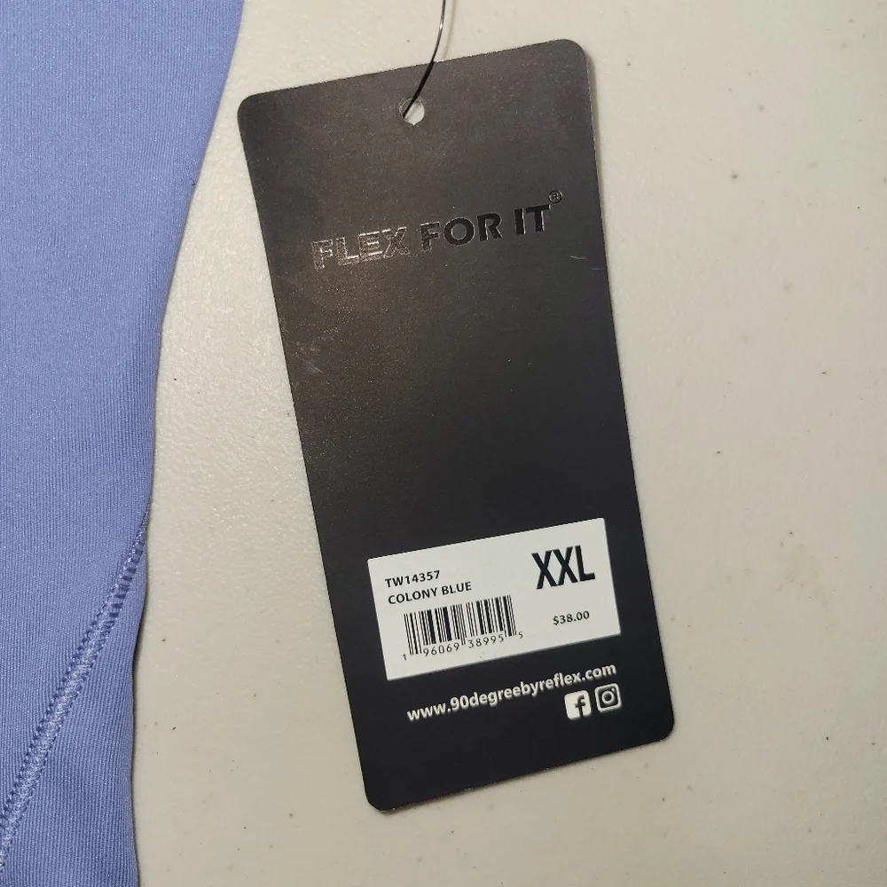 90 Degree By‎ Reflex Colony Blue Tank Top Size XXL